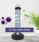 Lampa germicida UV-C cu ozon, telecomanda, timer, functie delay, cadru metalic, 36W - imagine 2