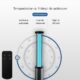 Lampa UV-C automata fara ozon, tub telescopic, telecomanda, timer, senzor miscare, 200W - imagine 2