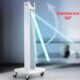 Lampa UV-C germicida cu brat mobil, telecomanda, timer, cadru metalic, 100W - imagine 2