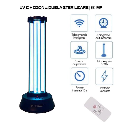 lampa uvc germicida vtac 38w 10 1