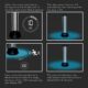 Lampa UV-C germicida cu ozon, telecomada, timer si senzor de prezenta, V-TAC, 38W - 60 mp - imagine 6