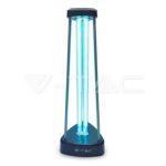 Lampa UV-C cu dubla sterilizare, V-TAC, functie delay si temporizator, 38W - 60 mp