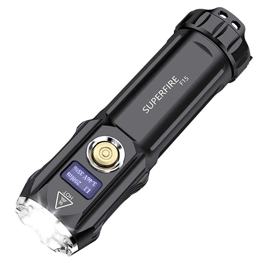 lanterna-led-superfire-f15-2000lm-300m-3700mah-incarcare-usb-c-36w-802338.jpg Lanterna LED Superfire F15, 2000lm, 300M, 3700mAh, incarcare USB-C, 36W - imagine 1