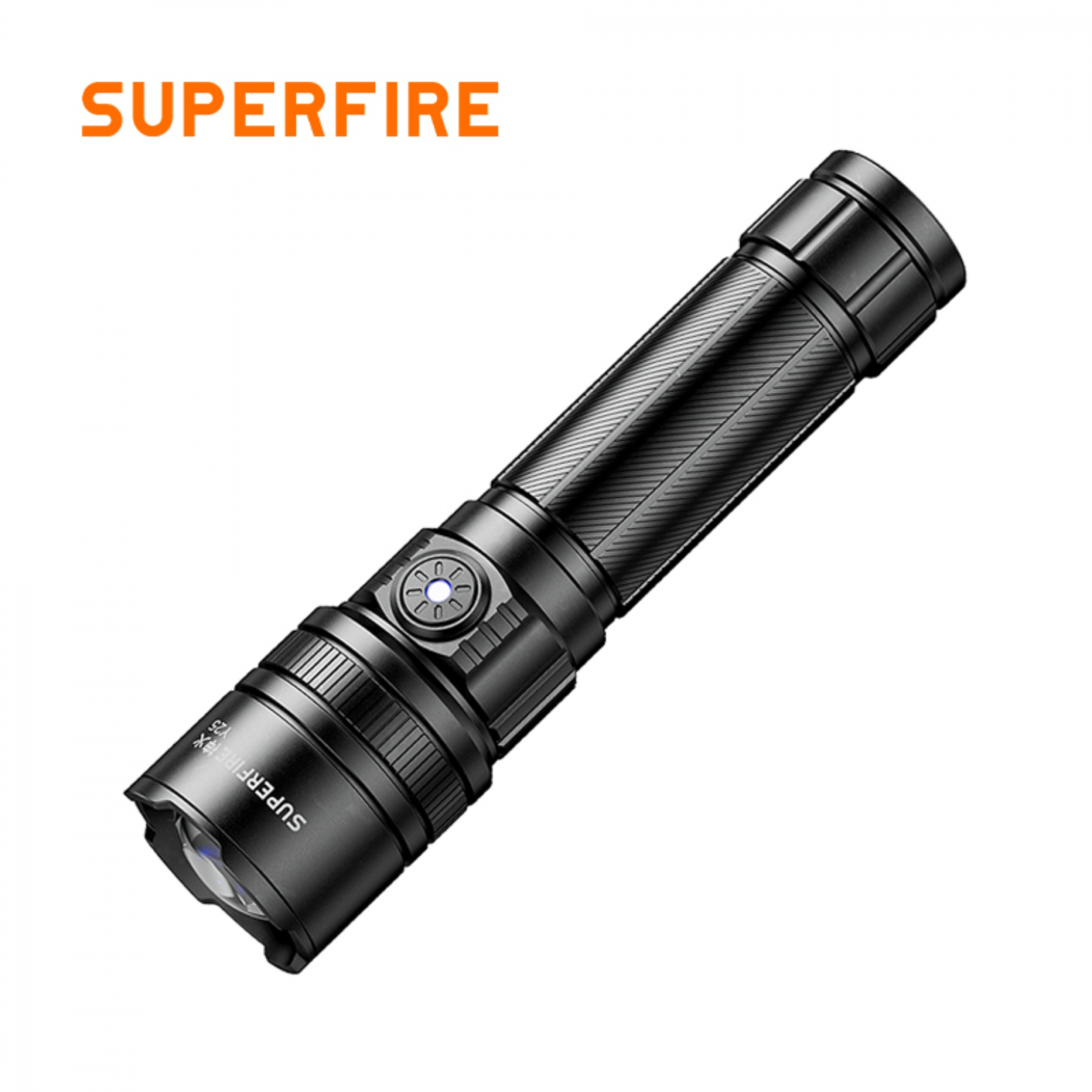 lanterna-led-superfire-v8-s-2000lm-300m-5200mah-zoom-incarcare-usb-c-36w-copie-425262.jpg Lanterna LED Superfire Y25, Zoom, 600lm, 450M, 2000mAh, incarcare USB-C, 10W - imagine 1