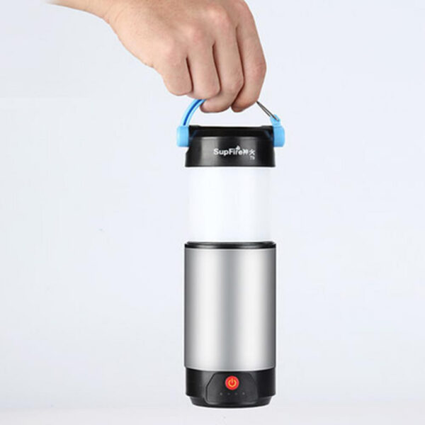 Lanterna LED SupFire T9, Pentru Camping, 800 lm, incarcare USB, PowerBank - imagine 5