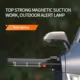 Lanterna Solara LED Superfire D30, USB-C, 310lm, 120m, 200mAh, sonerie, lumina de urgenta - imagine 6