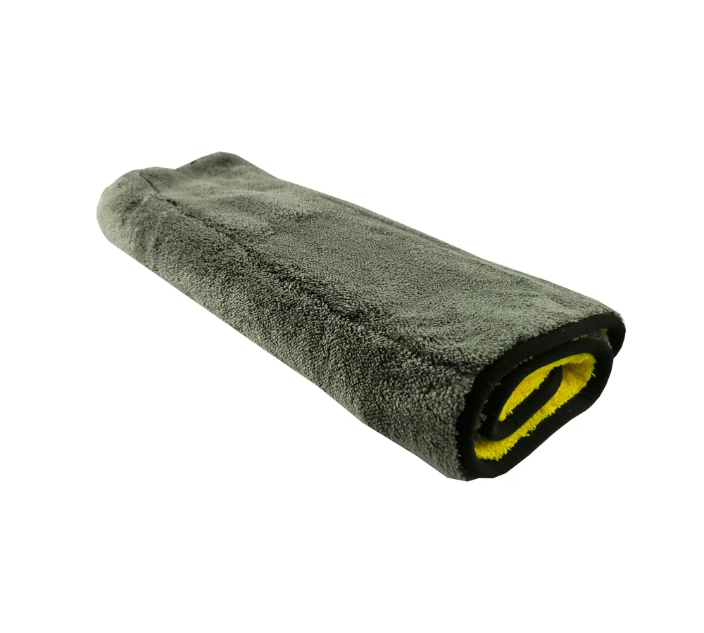 Laveta profesionala Carguard, microfibra, 50 x 70 cm, galben-gri, 1600 g/m²