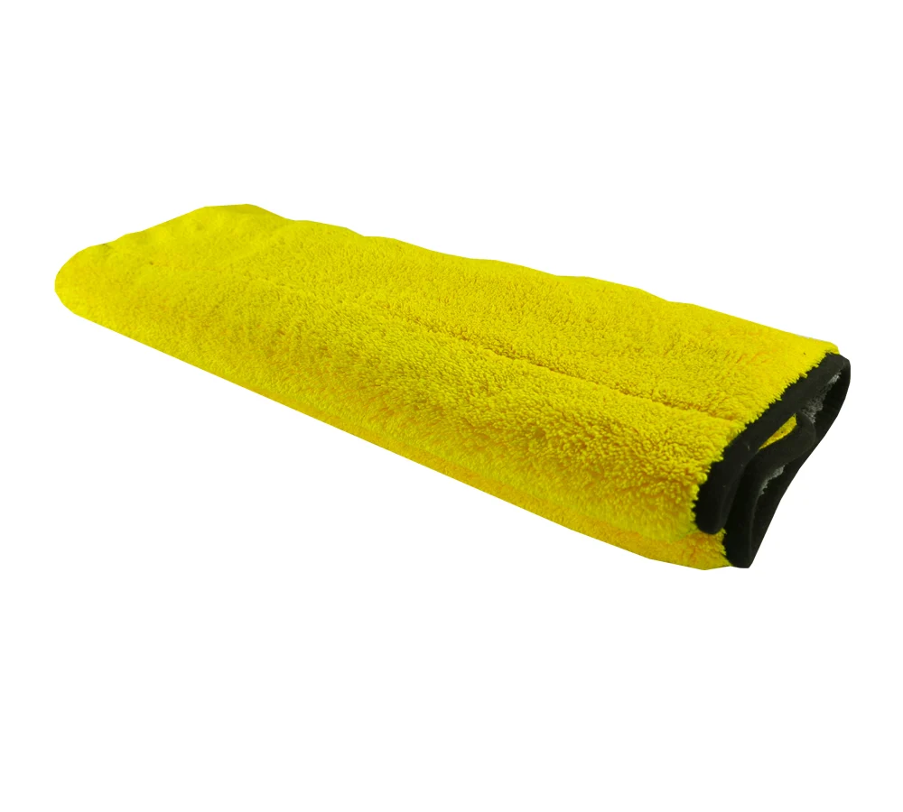 Laveta profesionala Carguard, microfibra, 50 x 70 cm, galben-gri, 1600 g/m²