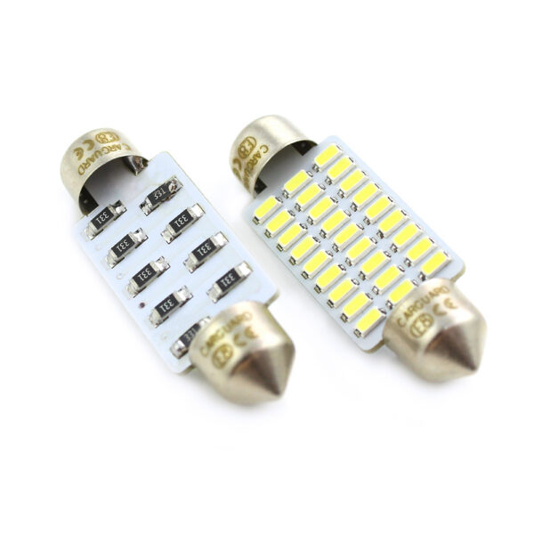 Led Sofit pentru plafoniera si numar de inmatriculare Carguard CLD024, 189 lumeni, 39 mm, 12V, set 2 buc - imagine 2