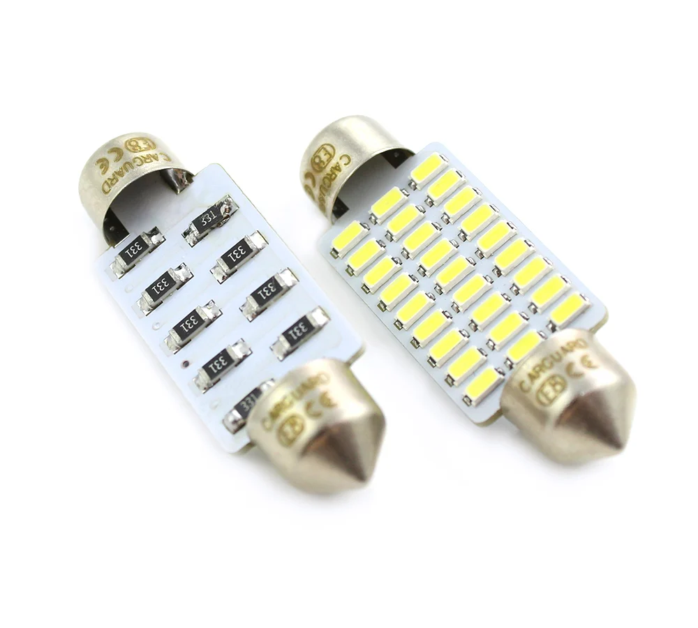 Led Sofit pentru plafoniera si numar de inmatriculare Carguard CLD024, 189 lumeni, 39 mm, 12V, set 2 buc 1 Led Sofit pentru plafoniera si numar de inmatriculare Carguard CLD024, 189 lumeni, 39 mm, 12V, set 2 buc