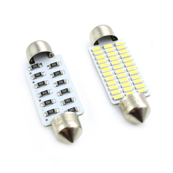 Led Sofit pentru plafoniera si numar de inmatriculare Carguard CLD025, 252 lumeni, 41 mm, 12V, set 2 buc - imagine 2