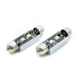 Led sofit pentru plafoniera si numar de inmatriculare Carguard CAN112, Cree Chip, 41 mm, 400 lumeni, 12V, set 2 buc