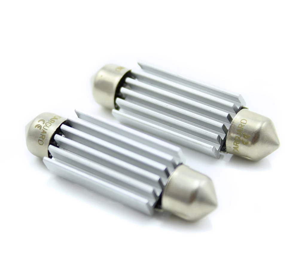 Led sofit pentru plafoniera si numar de inmatriculare Carguard CAN112, Cree Chip, 41 mm, 400 lumeni, 12V, set 2 buc