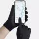 Manusi touchscreen, impermeabil, negru, marimea XL, Trizand - imagine 2