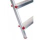 Scara aluminiu, Master, 5 trepte, platforma, max 125 kg, 1.97 m - imagine 2