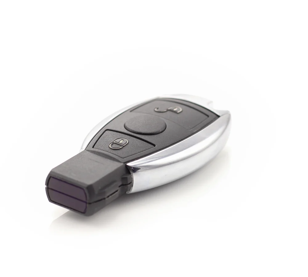Carcasa cheie Smart pentru Mercedes, cu 2 butoane, Carguard