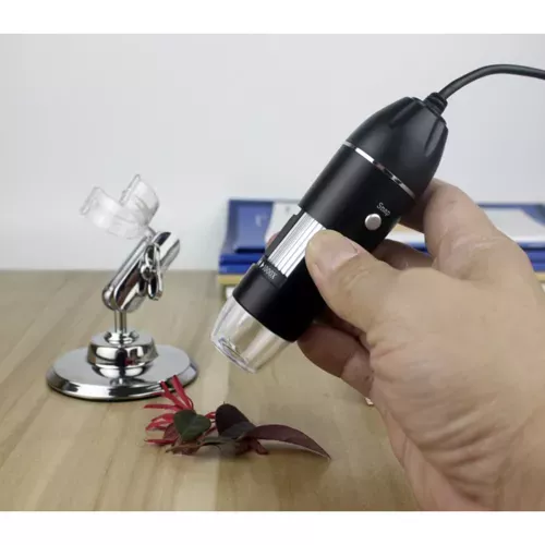 Microscop digital USB, 1600x, 2Mpix, zoom digital 5X, iluminare LED reglabila, video si foto