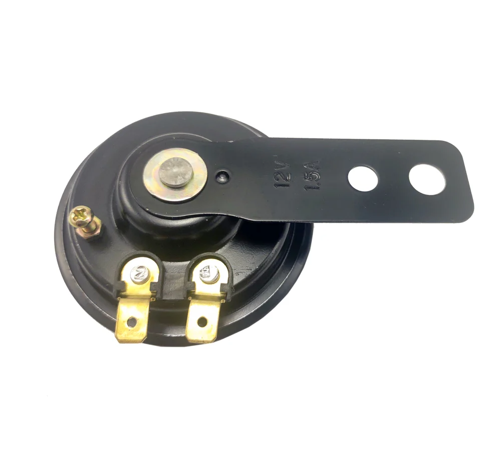 Mini claxon auto Carguard, 12V, 65 mm, negru