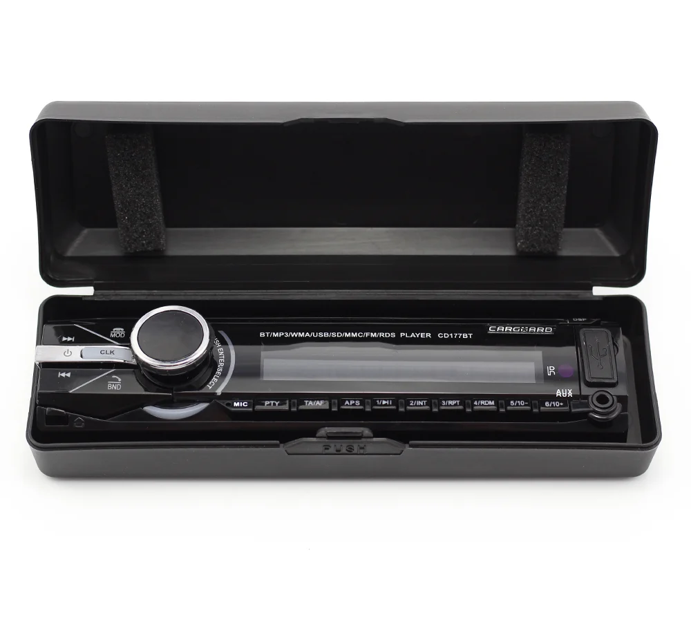 MP3 player auto Carguard, Bluetooth, fata detasabila, 4x50W, telecomanda inclusa 1 MP3 player auto Carguard, Bluetooth, fata detasabila, 4x50W, telecomanda inclusa