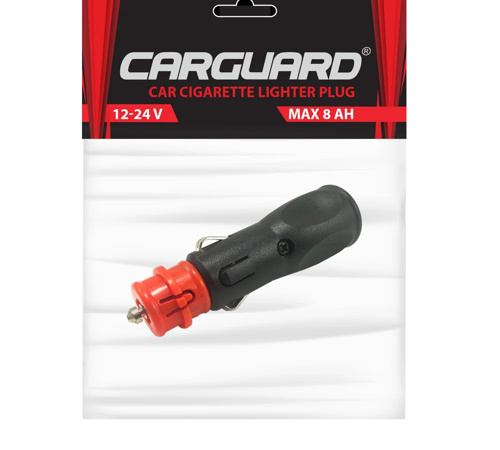 Mufa bricheta auto Carguard, 12V/24V, cu siguranta fuzibila