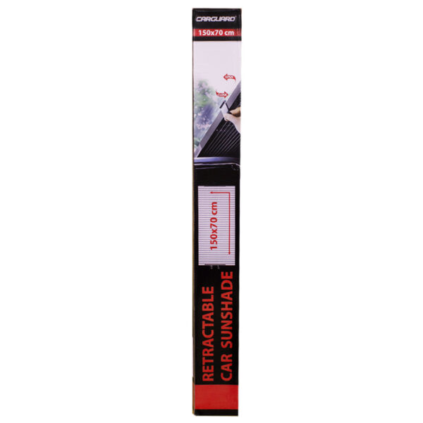 Parasolar auto retractabil Carguard, 150 x 70 cm, ventuze incluse - imagine 8