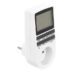 Priza programabila digitala Izoxis, timer saptamanal, ecran LCD, 3680 W, programare 24/7, Alb - imagine 2
