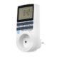 Priza programabila digitala Izoxis, timer saptamanal, ecran LCD, 3680 W, programare 24/7, Alb - imagine 5