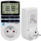 Priza programabila digitala Izoxis, timer saptamanal, ecran LCD, 3680 W, programare 24/7, Alb