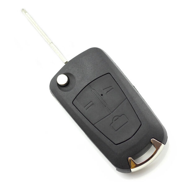 Carcasa cheie tip briceag pentru Opel, cu 3 butoane si lama pe dreapta, Carguard - imagine 1