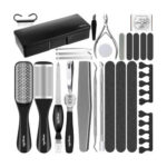 Set de pedichiura si manichiura Soulima, 31 de piese, cutie depozitare, universal, unghii si calcaie