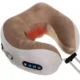 Perna de masaj cervical Soulima, functie de incalzire, intensitate reglabila, spuma memorie, USB