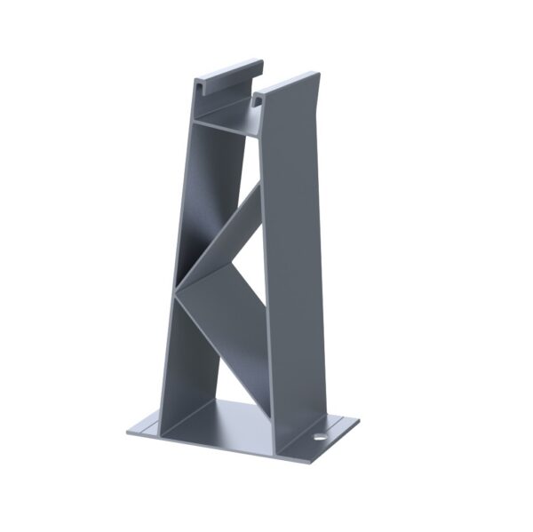 Picior spate GLOBIZ, pentru montare acoperis plat 10° model "P" - imagine 1