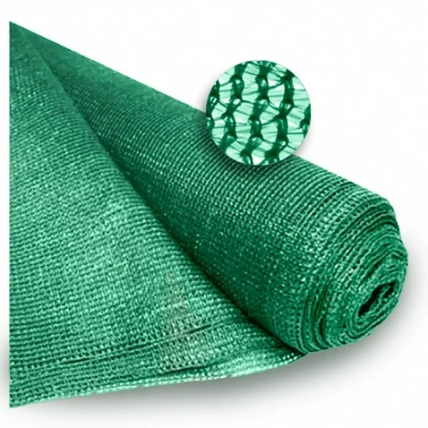 Plasa de umbrire, 80 g/mp, grad de umbrire 85%, verde, 20x1.5 m - imagine 2