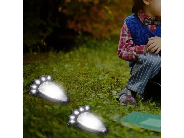 Lampa solara pentru gradina, Verk Group, model urme animal, AA, 1.2 V, set 4 buc, 9x12 cm - imagine 9
