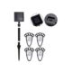 Lampa solara pentru gradina, Verk Group, model urme animal, AA, 1.2 V, set 4 buc, 9x12 cm - imagine 3