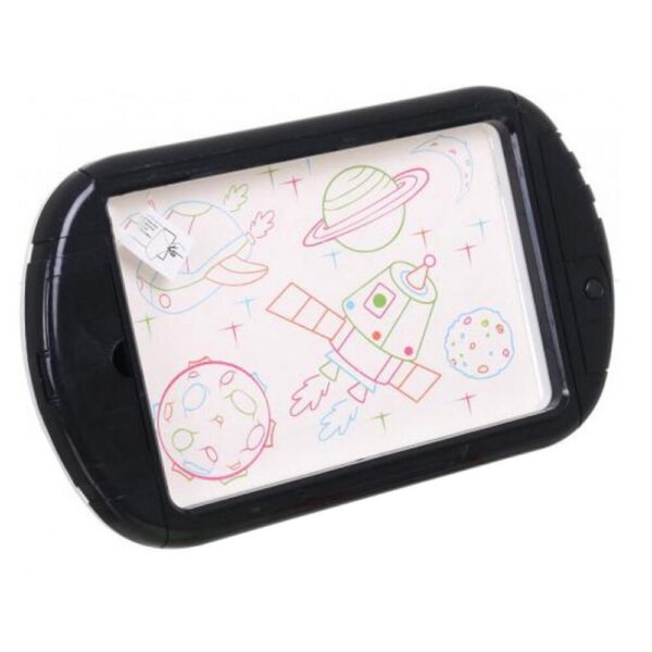 Tableta grafica/desenat pentru copii, Verk Group, 3 markere, LED, 3xAA, 35x20 cm - imagine 4