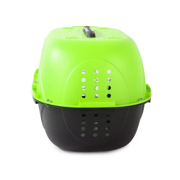Cusca/geanta pentru transport caine/pisica, Verk Group, plastic, verde si nergu, 48x32x30 cm - imagine 9