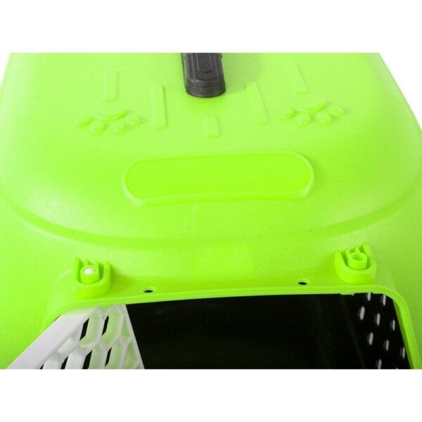 Cusca/geanta pentru transport caine/pisica, Verk Group, plastic, verde si nergu, 48x32x30 cm - imagine 4