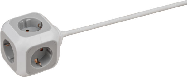 Prelungitor Brennenstuhl forma de cub cu prize 1.4m - imagine 3