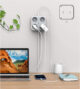 Prelungitor Tessan TS-302-C, 4 prize, 2 X USB-A, 1X USB-C, 3A, cablu 2m - imagine 5