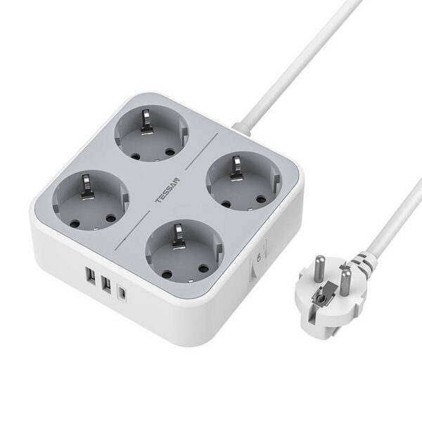prelungitor-tessan-ts-302-4-prize-3-usb-3a-cablu-1-5m-copie-565808.jpg Prelungitor Tessan TS-302-C, 4 prize, 2 X USB-A, 1X USB-C, 3A, cablu 2m - imagine 1