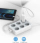 Prelungitor Tessan TS-303, 6 prize, 3 USB 3A, cablu 2m - imagine 4