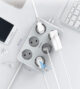 Prelungitor Tessan TS-303, 6 prize, 3 USB 3A, cablu 2m - imagine 6
