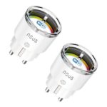 Set 2 prize inteligente WiFi NOUS A1, 15A, Monitorizare energie