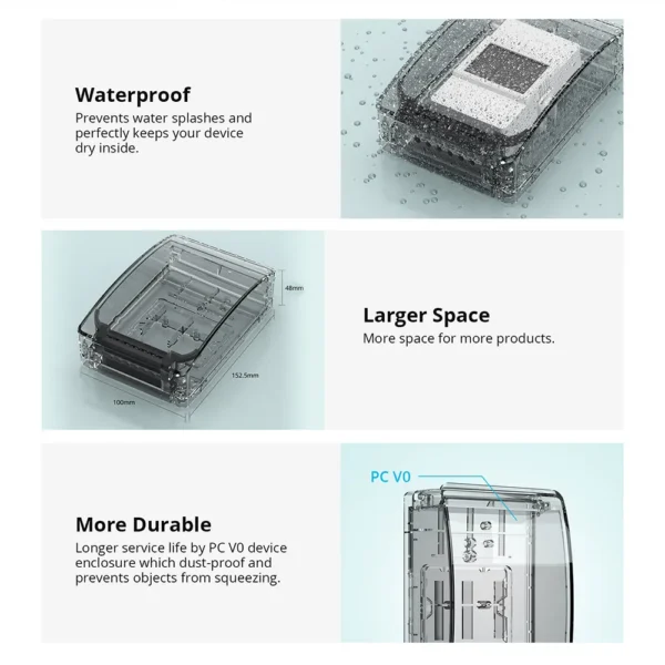 Carcasa rezistenta la apa Sonoff Box R2 - imagine 4