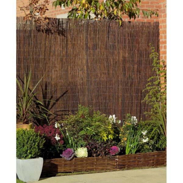 Gard gradina/paravan din rachita naturala, 5x1.5 m - imagine 11