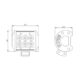 Proiector LED Auto Carguard, 18 W, 6 SMD LED, 6000-7000K, 1200 lumeni - imagine 7