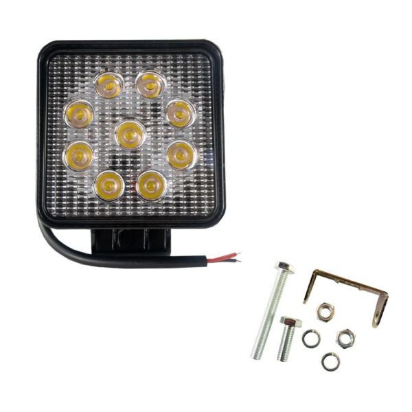 Proiector LED Auto Carguard, 27 W, 9 SMD LED, 6000-7000K, 2000 lumeni - imagine 4