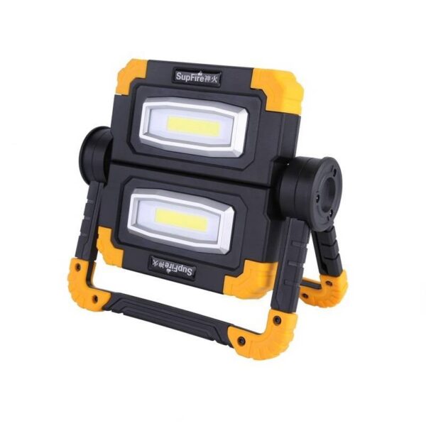 Proiector LED portabil SupFire G7, 20W, 2000 lm, reincarcabil, COB, Acumulator 5000mAh - imagine 1