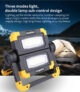 Proiector LED portabil SupFire G7, 20W, 2000 lm, reincarcabil, COB, Acumulator 5000mAh - imagine 8